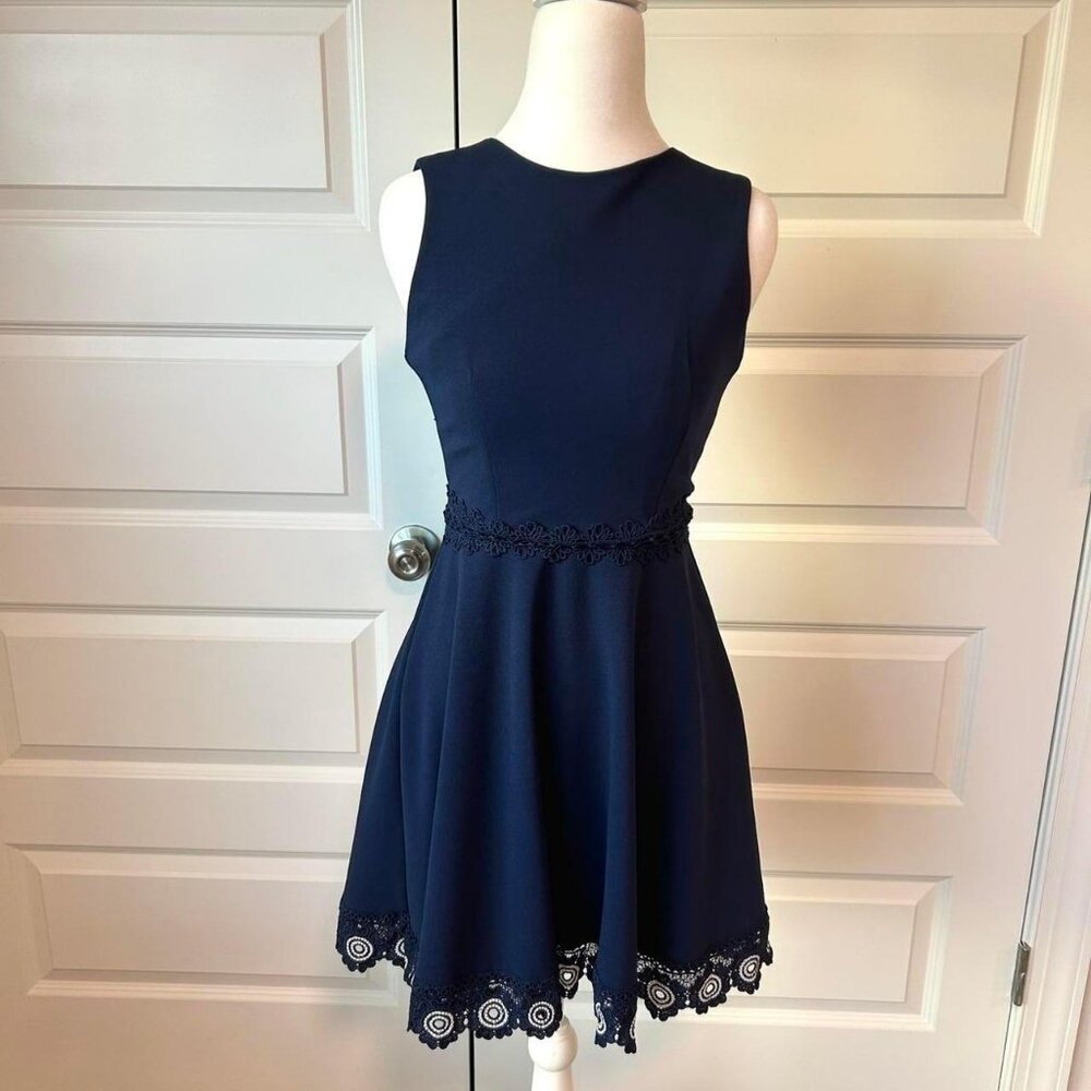 Women_s Navy and Blue Dress